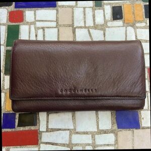 Coccinelle Brown Leather Hand Made Wallet